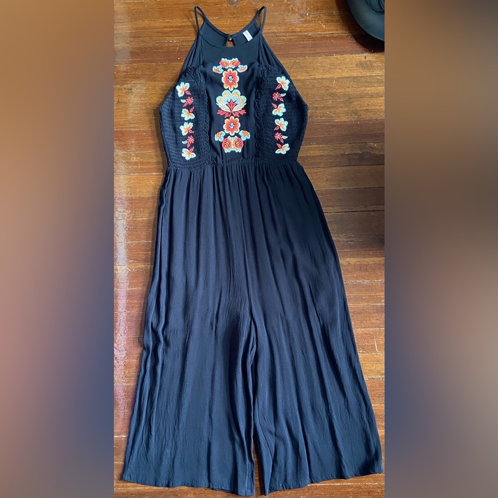 Black xhilaration jumpsuit size S
